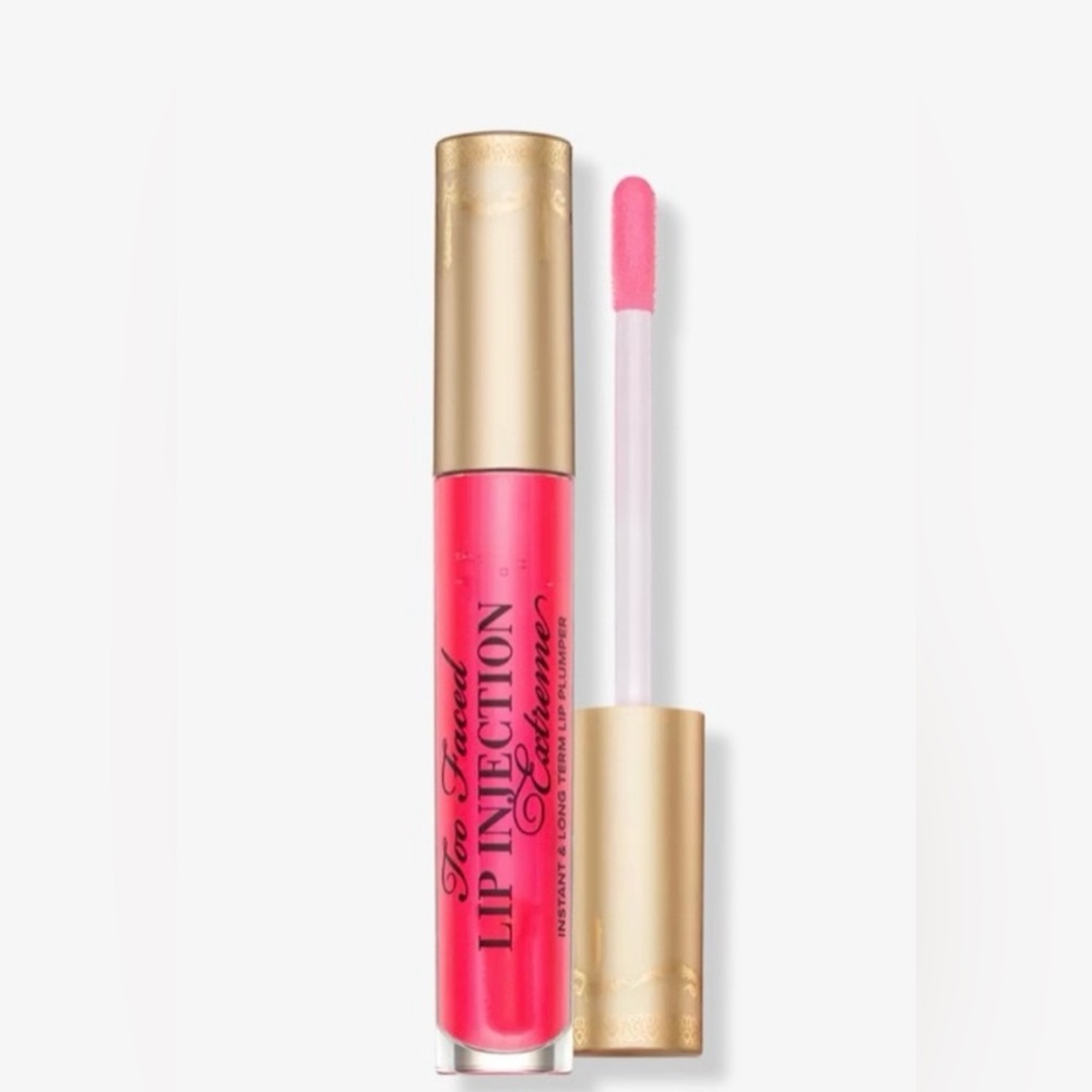 Too Faced Lip Injection Extreme Gloss - Pink Punch - New in Box